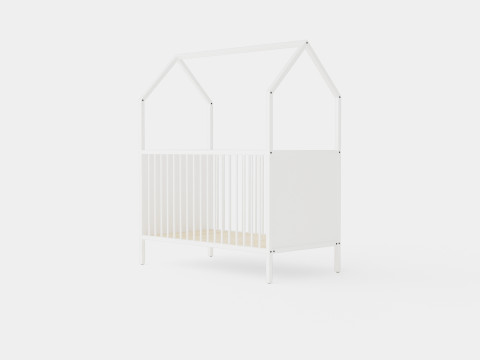 Stokke Home Bed White 3D Model