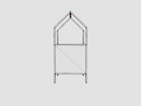 Stokke Home Bed White 3D Model