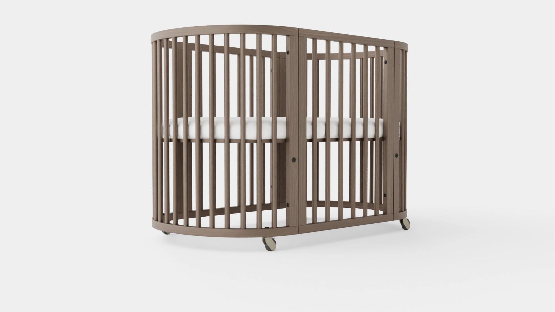 Stokke Sleepi Crib Hazy Grey 3D Model .c4d .max .obj .3ds .fbx .stl .blend 
