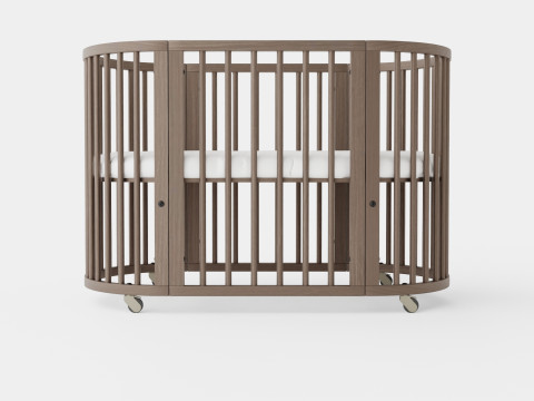 Stokke Sleepi Crib Hazy Grey Model 3D
