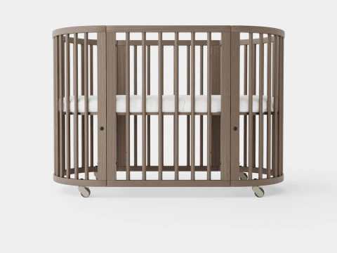 Stokke Sleepi Crib Hazy Grey 3D Model