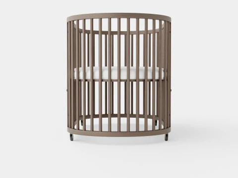 Stokke Sleepi Crib Hazy Grey 3D Model