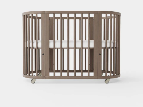 Stokke Sleepi Crib Hazy Grey 3D Model
