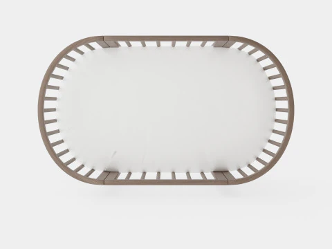 Stokke Sleepi Crib Hazy Grey 3D Model