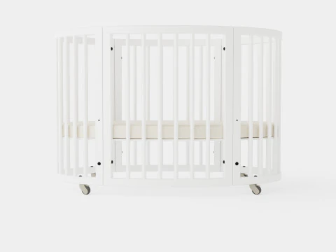 Stokke Sleepi Crib White 3D Model