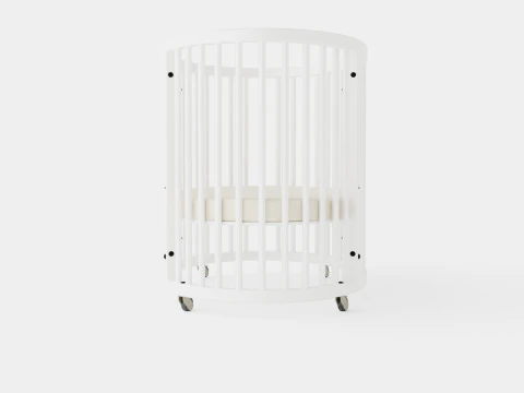 Stokke Sleepi Crib White 3D Model
