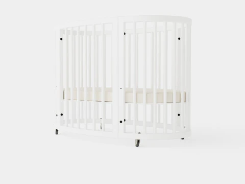 Stokke Sleepi Crib White 3D Model
