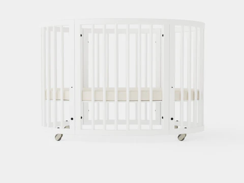 Stokke Sleepi Crib White 3D Model