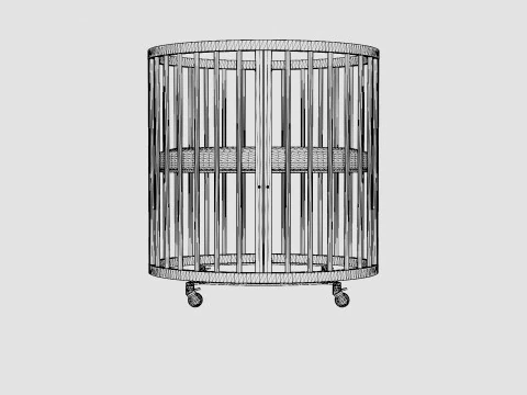 Stokke Sleepi Mini White 3D Model