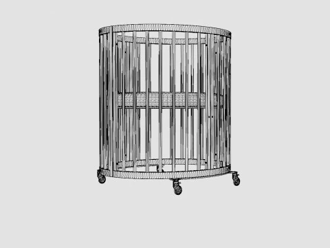 Stokke Sleepi Mini White 3D Model