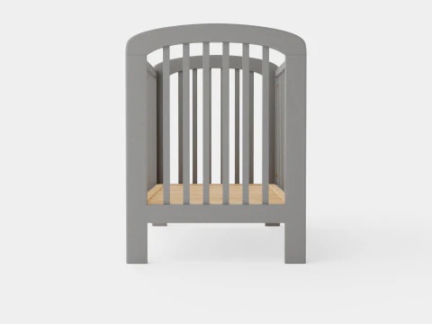 Troll Crib Lux Grey 3D Model