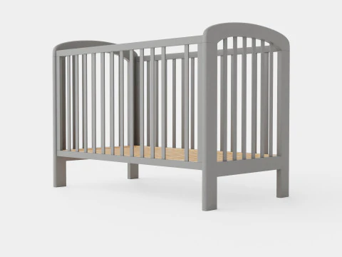 Troll Crib Lux Grey 3D Model