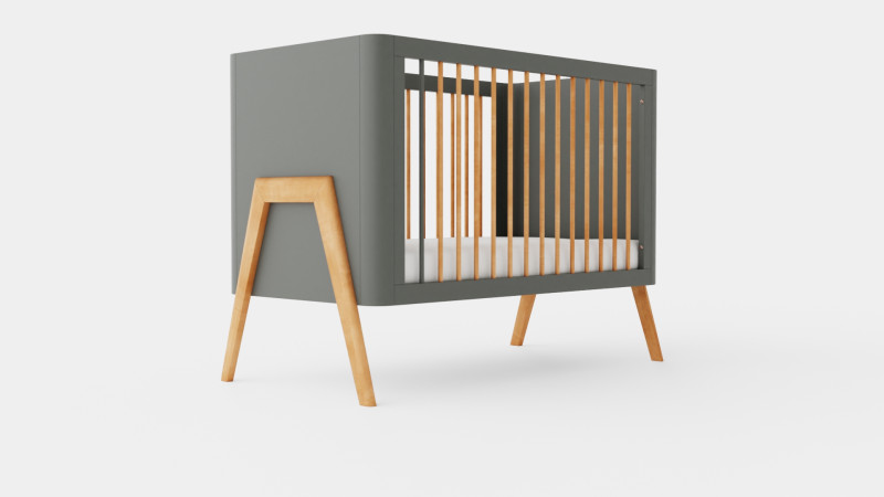 Troll Crib Torsten Grey 3D Model .c4d .max .obj .3ds .fbx .stl .blend 