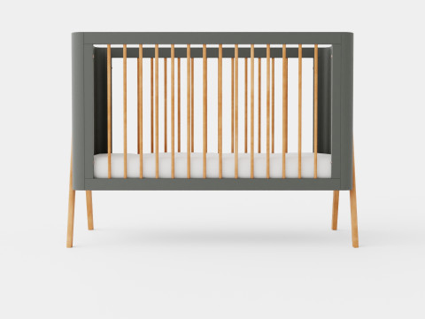 Troll Crib Torsten Grey 3D Model