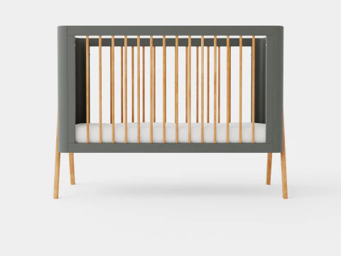 Troll Crib Torsten Grey 3D Model