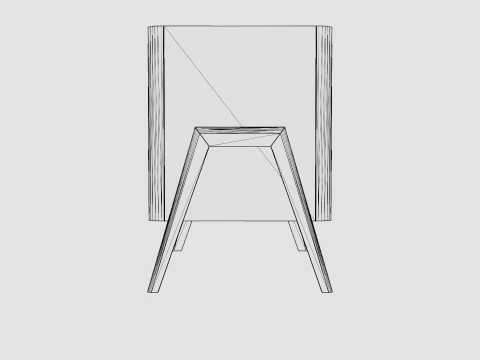 Troll Crib Torsten Grey 3D Model