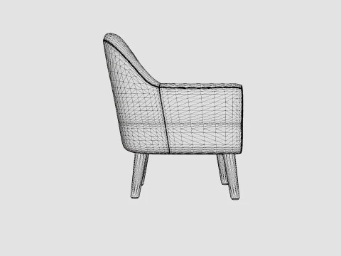 Kids Concept Armchair 3D Model