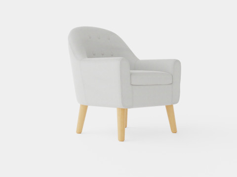 Kids Concept Armchair Grey 3D मॉडल