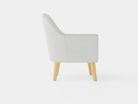 Kids Concept Armchair Grey 3D-Modell