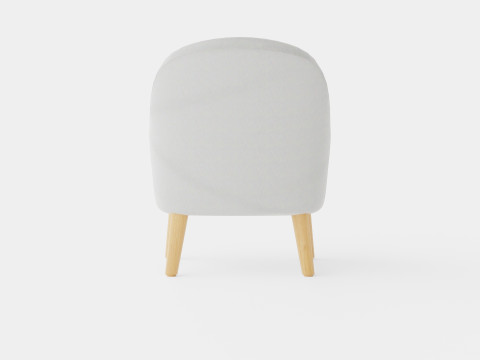 Kids Concept Armchair Grey 3D-Modell
