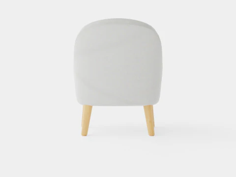Kids Concept Armchair Grey 3D Model