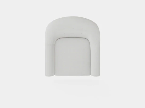 Kids Concept Armchair Grey 3D Model