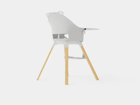 Stokke Clikk Highchair Cloud Grey 3D Model