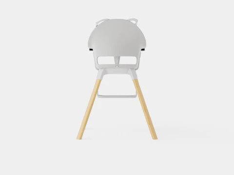 Stokke Clikk Highchair Cloud Grey 3D Model
