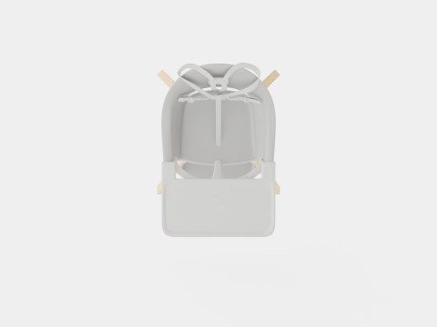 Stokke Clikk Highchair Cloud Grey 3D 模型