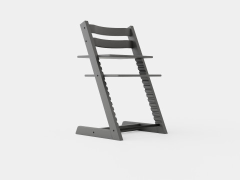 Stokke Tripp Trapp Chair Storm Grey 3D Model