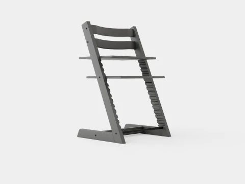 Крісло Stokke Tripp Trapp Storm Grey 3D Модель