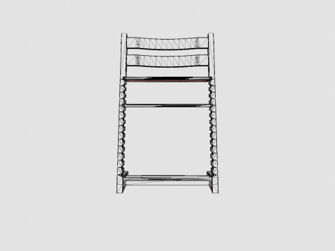 Stokke Tripp Trapp Chair Storm Grey 3D Model