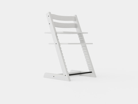 Stokke Tripp Trapp Chair White Modèle 3D