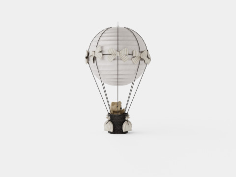 Air Balloon Lamp Beige 3Dモデル