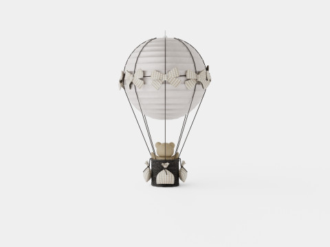 Air Balloon Lamp Beige 3Dモデル