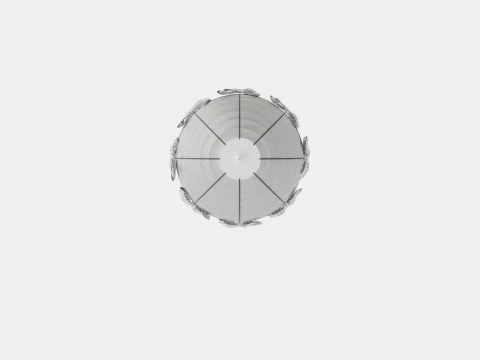 Air Balloon Lamp Grey 3D Model