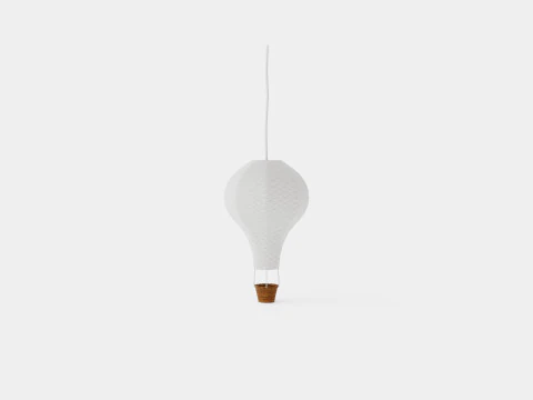 CamCam Lamp Air Balloon Grey Wave 3D Model