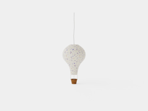 CamCam Lamp Air Balloon Pressed Leaves Rose 3Dモデル