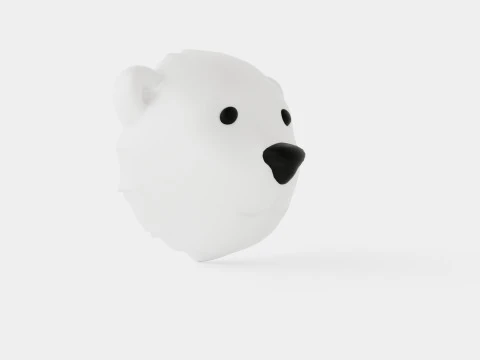 Flow Nightlight Bear 3D Model