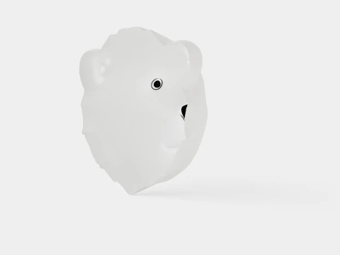 Flow Nightlight Bear 3D Model