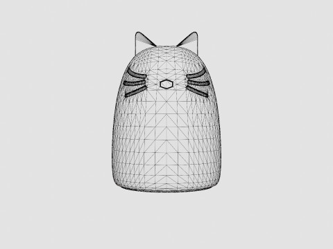 Liewood Winston Nightlight Cat Modèle 3D