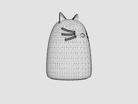 Liewood Winston Nightlight Cat 3D Model