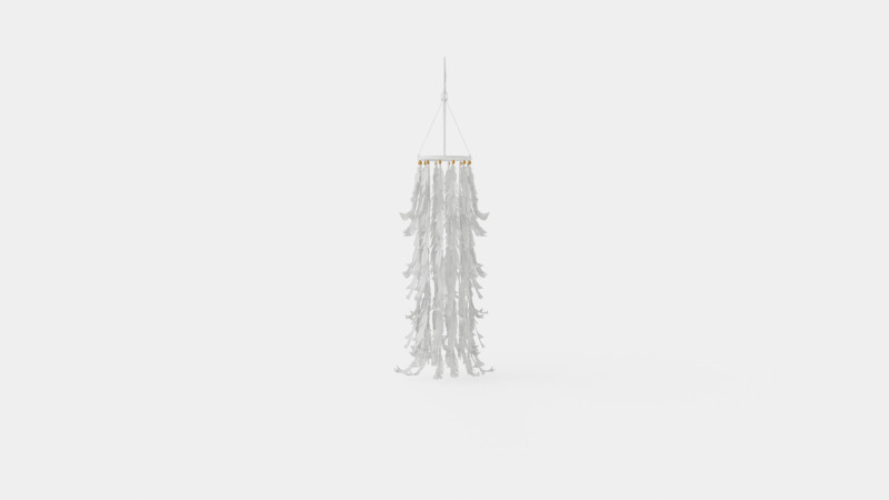Mobile Springs Light 3D Model .c4d .max .obj .3ds .fbx .stl .blend 