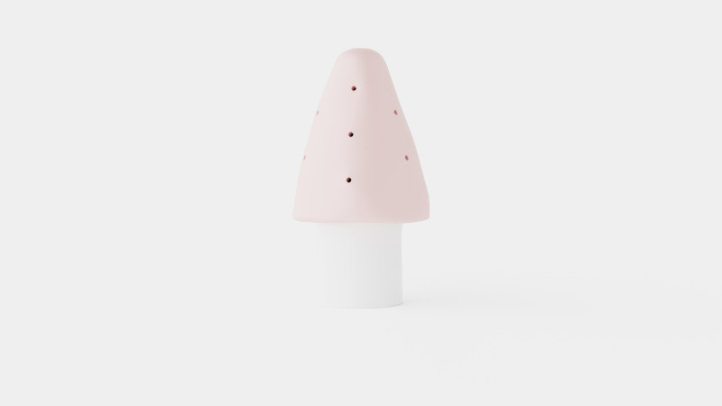 Mushroom Lamp Pink Modelo 3D .c4d .max .obj .3ds .fbx .stl .blend 