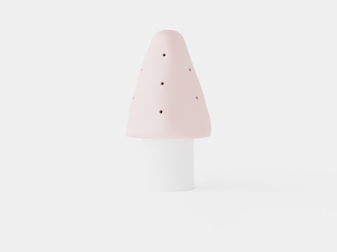 Mushroom Lamp Pink 3D मॉडल