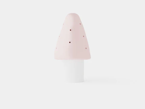 Mushroom Lamp Pink 3D Model