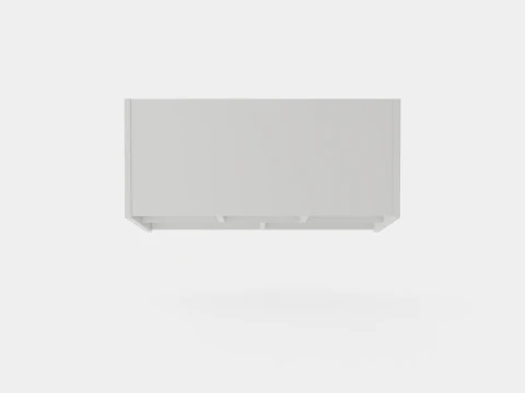 Done By Deer Bookshelf Gray 3D Model