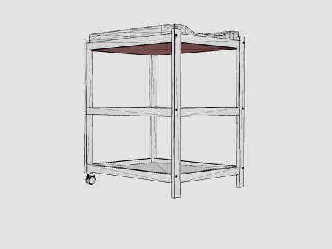 Pekids Shoe Rack Ida Model 3D