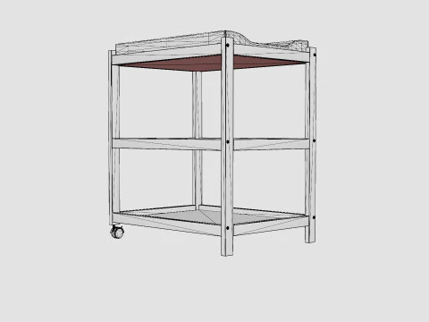 Pekids Shoe Rack Ida 3D Model