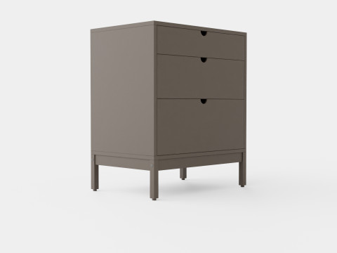 Stokke Home Chest Hazy Grey 3D 모델